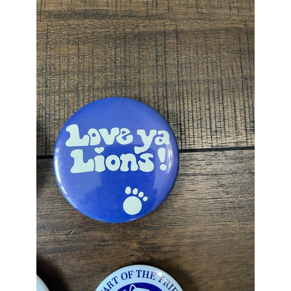 4 VTG Penn State 1986 Orange Bowl Buttons Pins vs Miami Hurricanes Champs - Picture 3 of 6